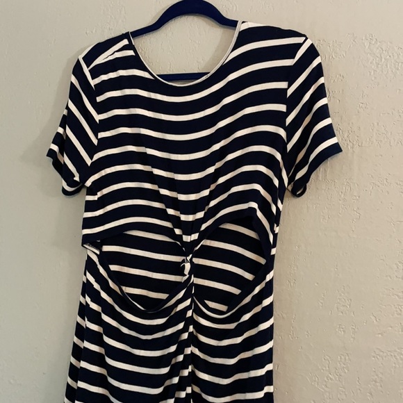 Lovers + Friends Striped Knot Yours t-Shirt Dress - Picture 9 of 10